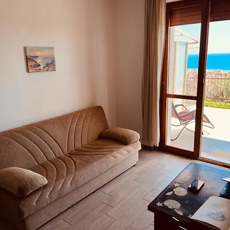 公寓 Casa Vittoria - Panoramic Sea View - Vista Mare 文蒂米利亚
